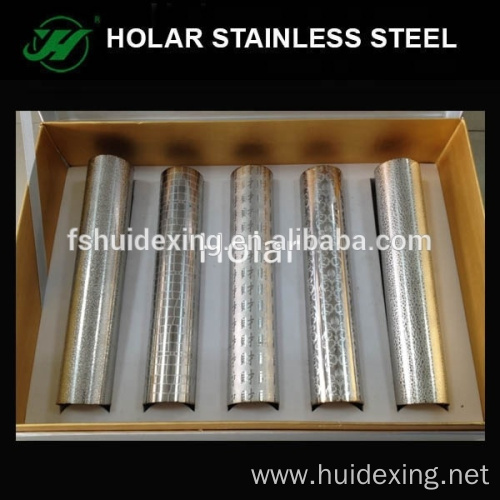 Stainless steel etching pipe